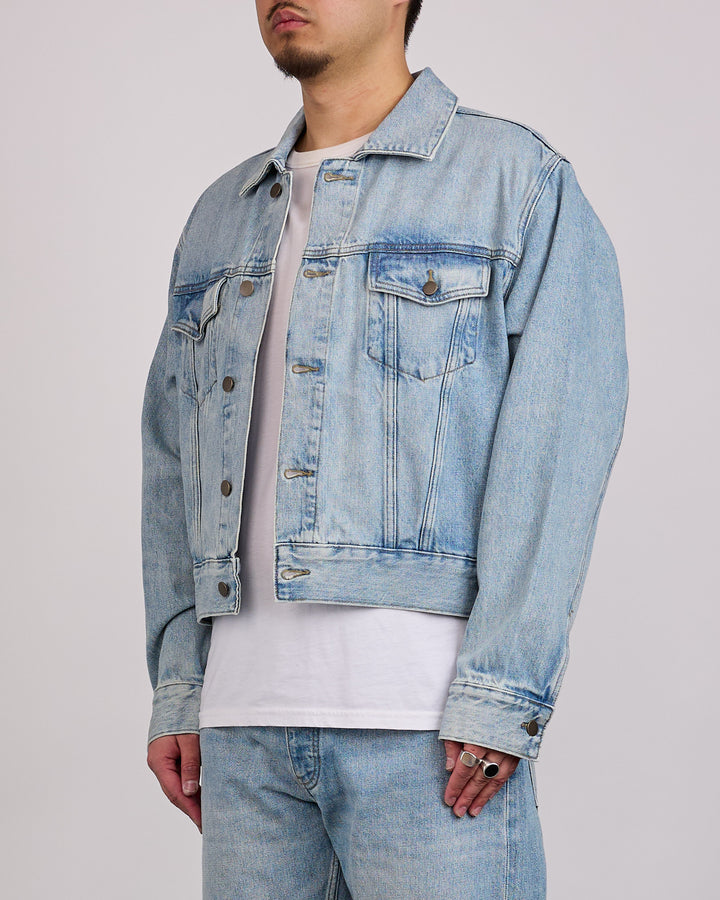 Fear of God Essentials Classic Denim Jacket Classic Blue