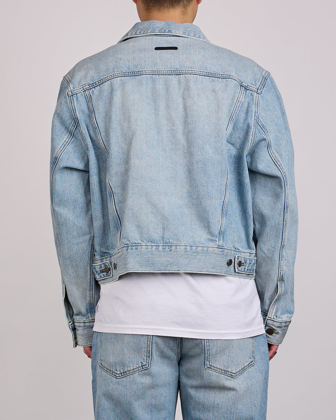 Fear of God Essentials Classic Denim Jacket Classic Blue