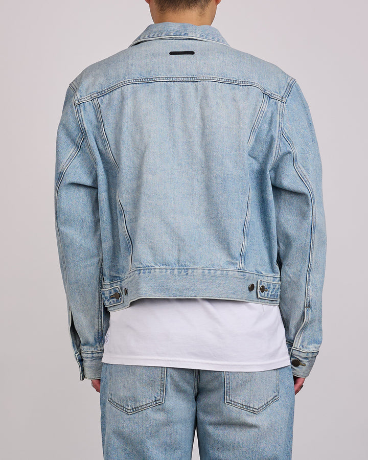 Fear of God Essentials Classic Denim Jacket Classic Blue