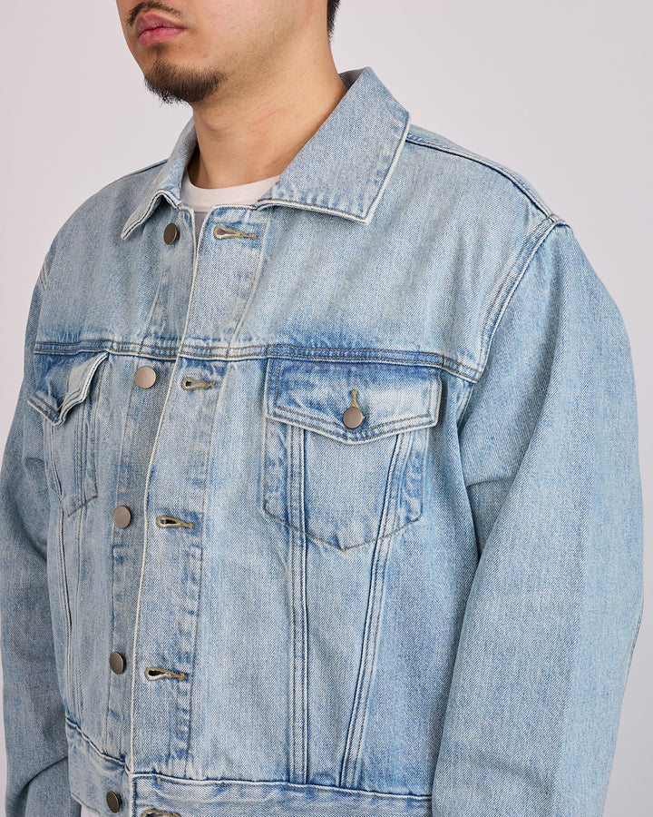 Fear of God Essentials Classic Denim Jacket Classic Blue