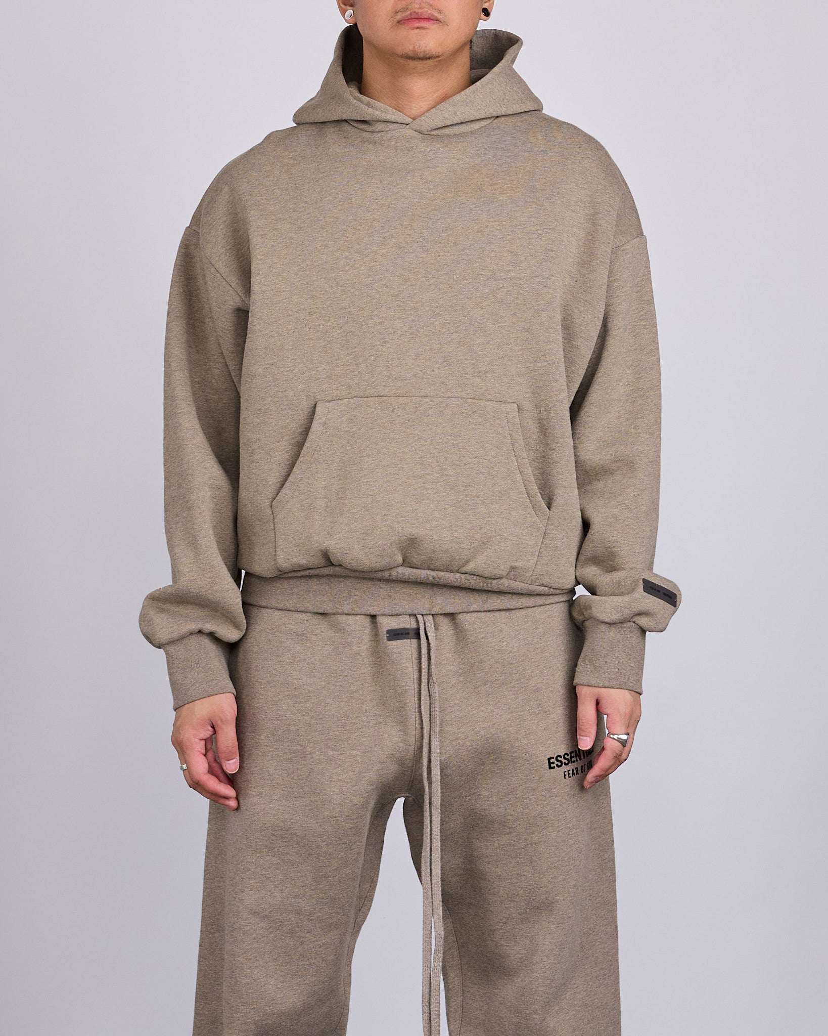 Fear of God Essentials Classic Hoodie Bevel Homestead Heather