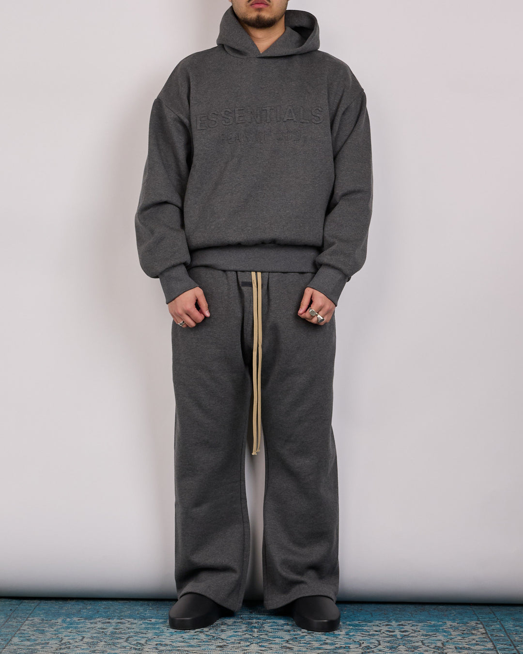 Fear of God Essentials Classic Hoodie Charcoal Heather