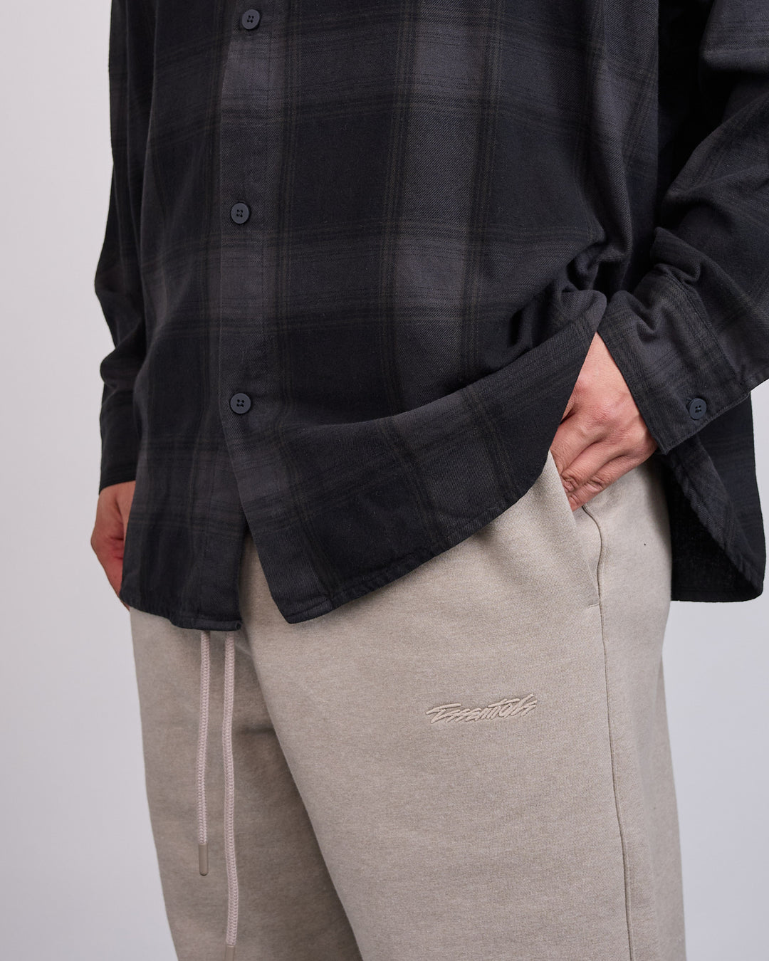 Fear of God Essentials Classic Slouchy Sweatpant Pyrite Heather