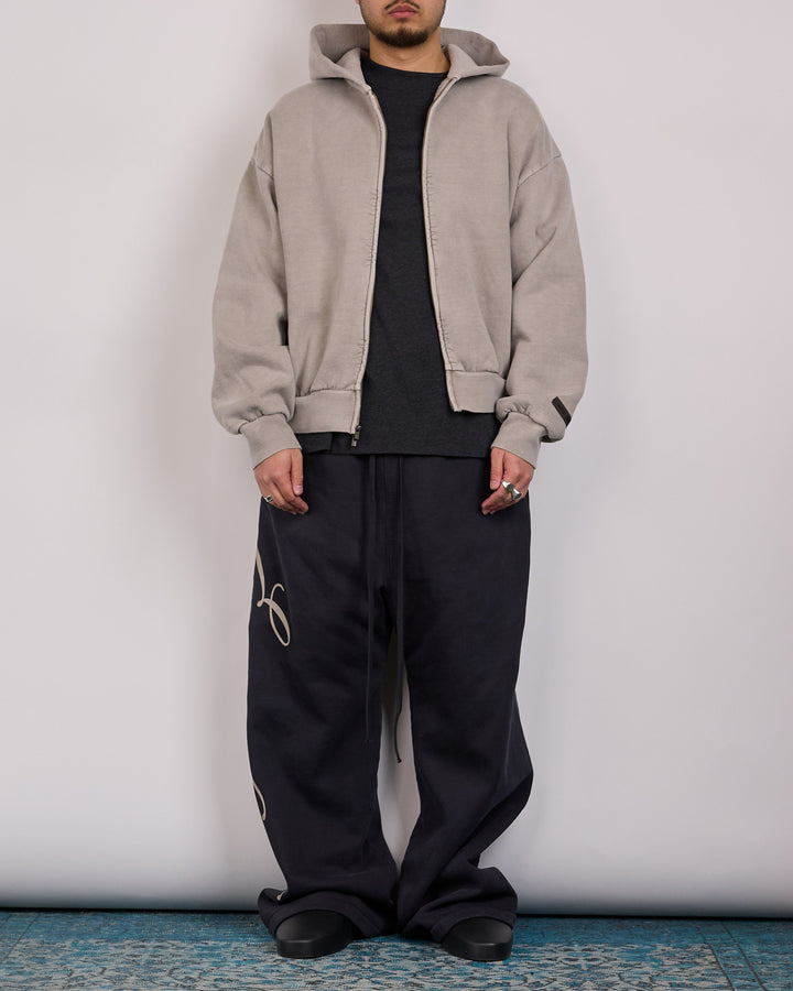 Fear of God Essentials Classic Zip Hoodie Smoke Grey