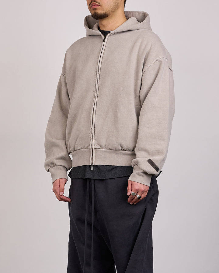 Fear of God Essentials Classic Zip Hoodie Smoke Grey