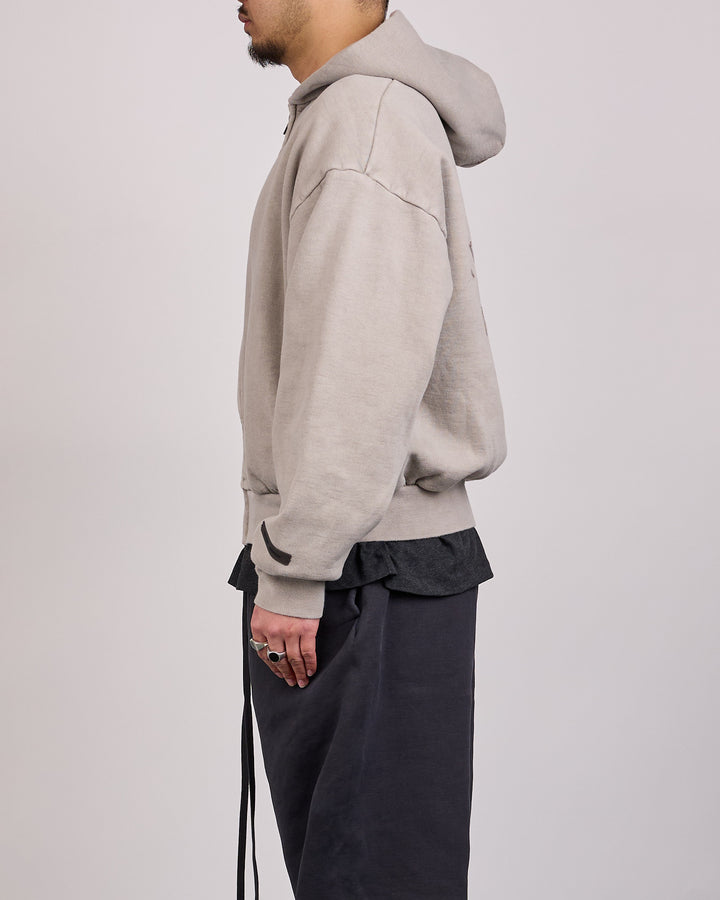 Fear of God Essentials Classic Zip Hoodie Smoke Grey