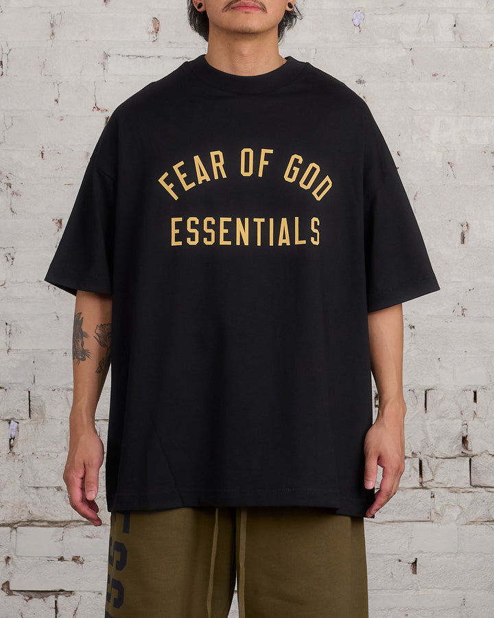 Fear of God Essentials Core Jersey Arch Tee Black