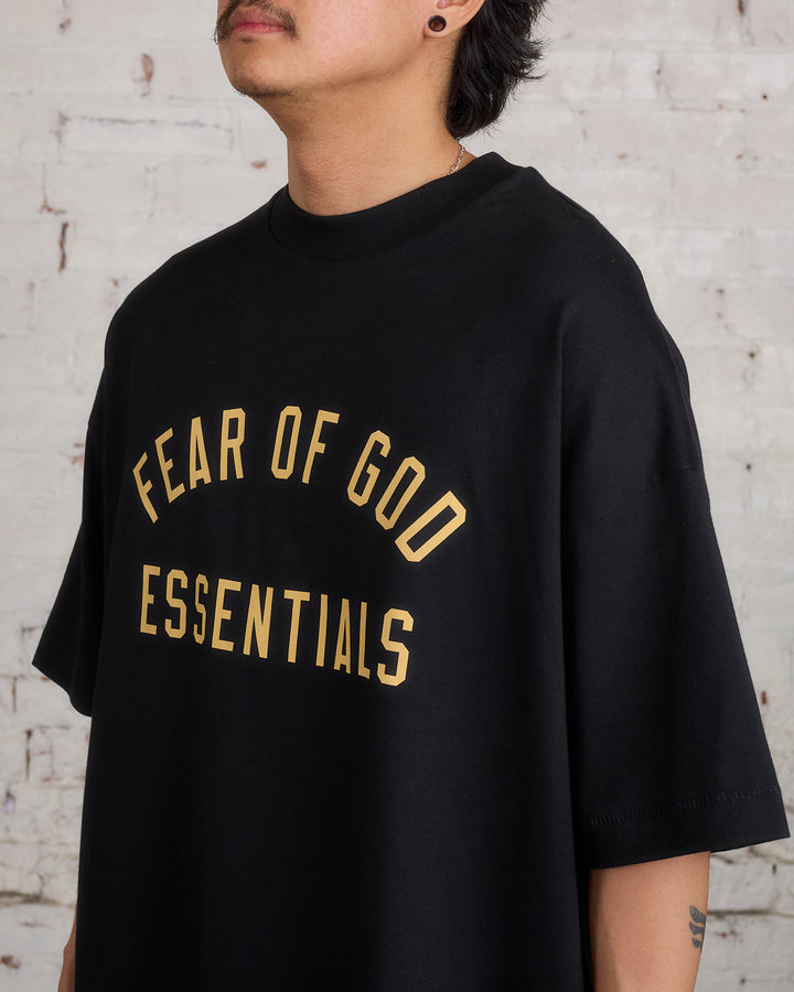 Fear of God Essentials Core Jersey Arch Tee Black