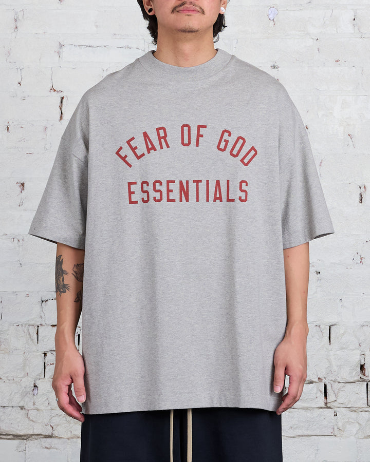 Fear of God Essentials Core Jersey Arch Tee Dark Heather