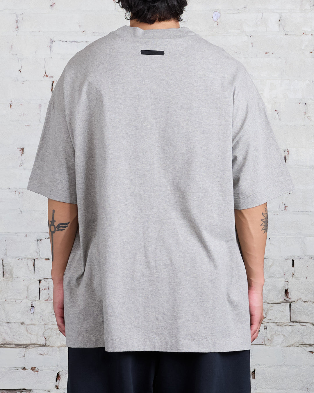 Fear of God Essentials Core Jersey Arch Tee Dark Heather