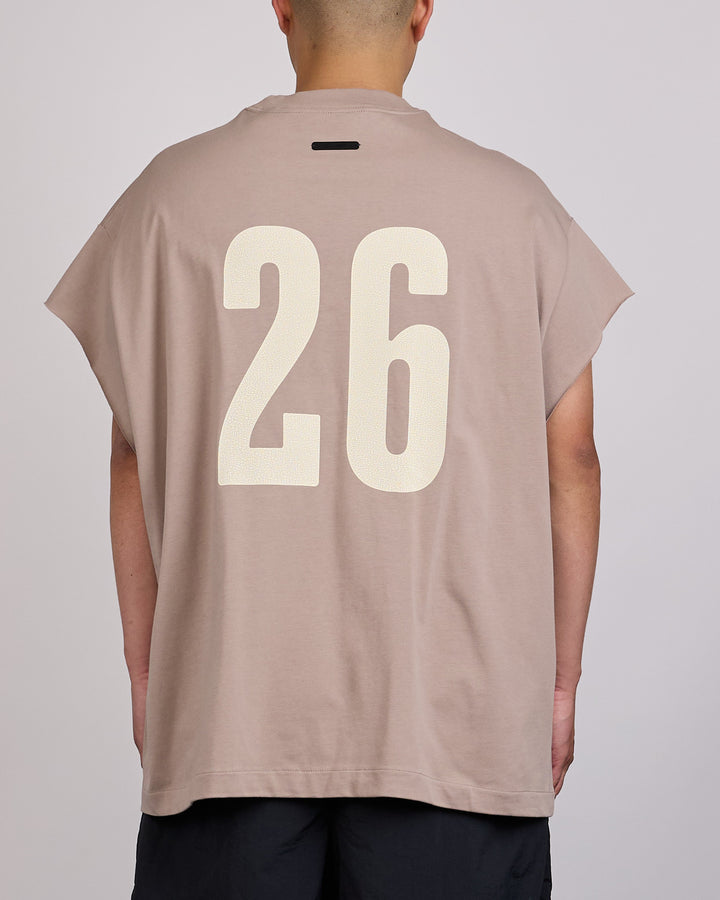 Fear of God Essentials Cut-Off 90's League T-Shirt Seal
