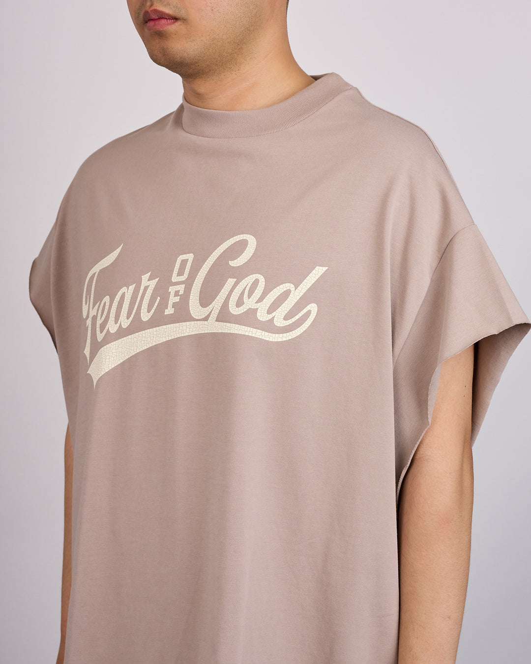 Fear of God Essentials Cut-Off 90's League T-Shirt Seal