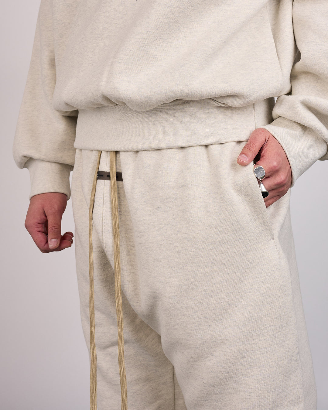 Fear of God Essentials Flare Sweatpant Oatmeal Heather