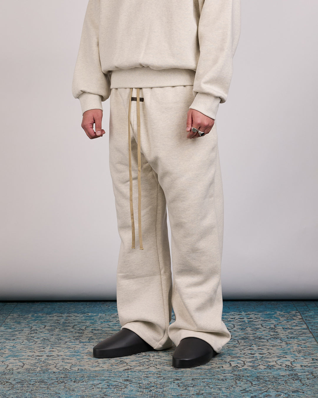 Fear of God Essentials Flare Sweatpant Oatmeal Heather