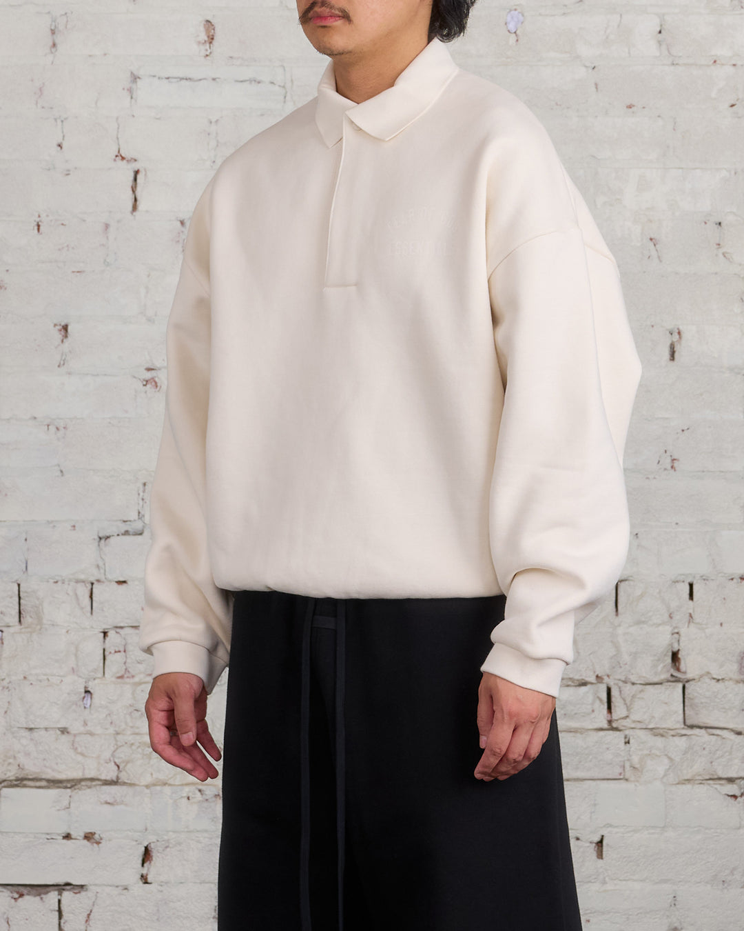 Fear of God Essentials Fleece Arch Polo Shell