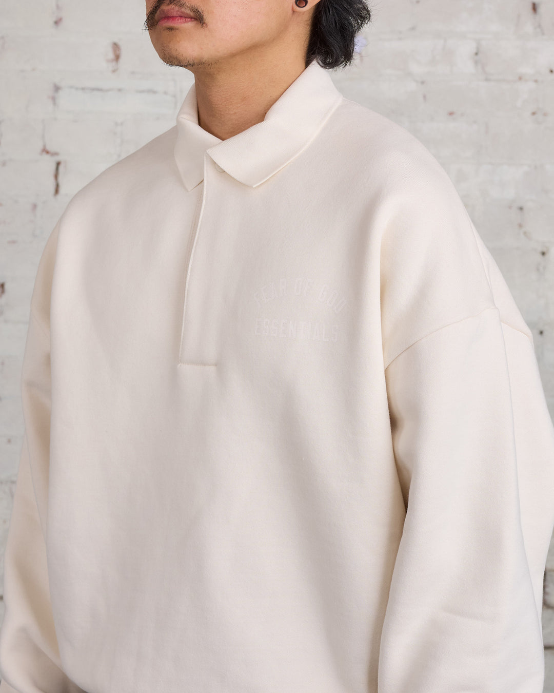 Fear of God Essentials Fleece Arch Polo Shell