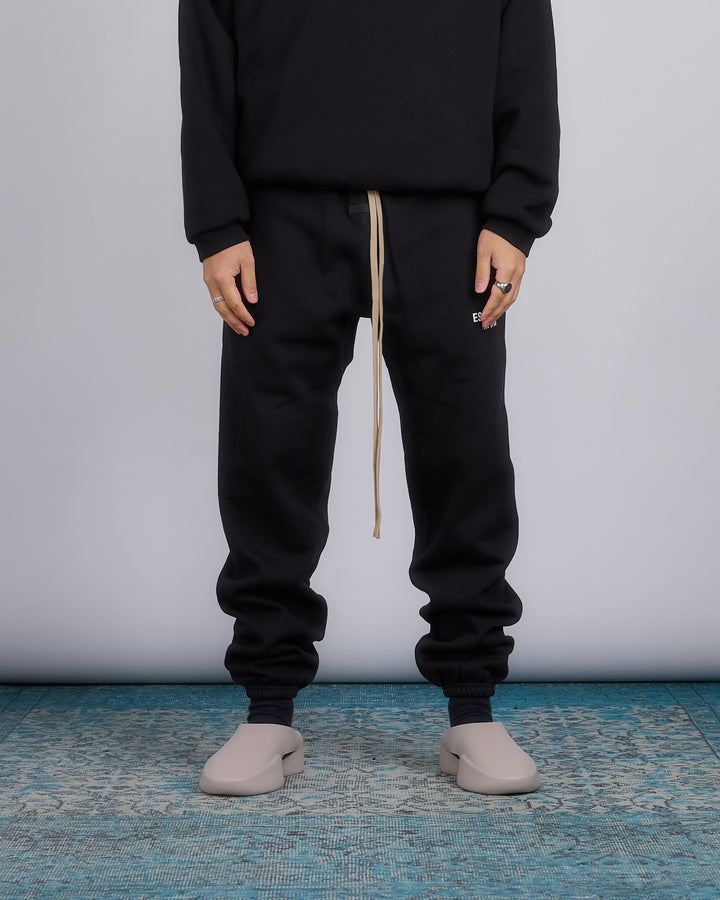 Fear of God Essentials Fleece Logo Sweatpant Black