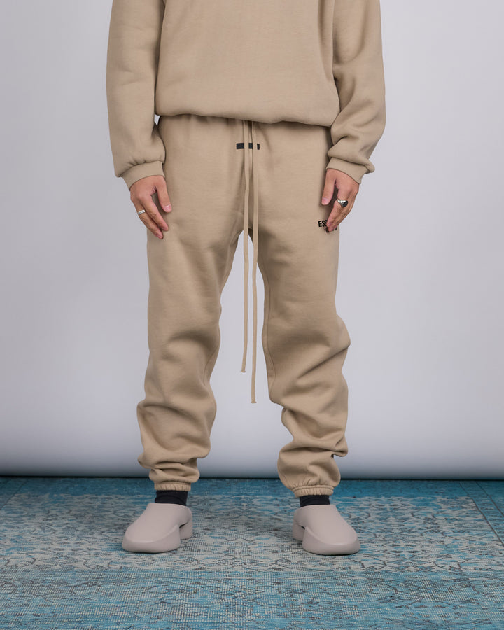 Fear of God Essentials Fleece Logo Sweatpant Desert Sand