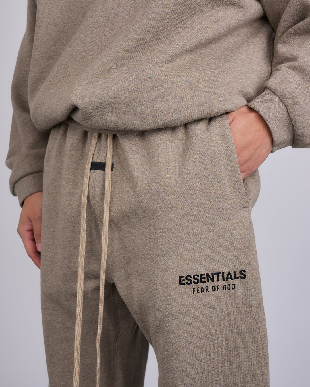 Fear of God Essentials Fleece Logo Sweatpant Heather