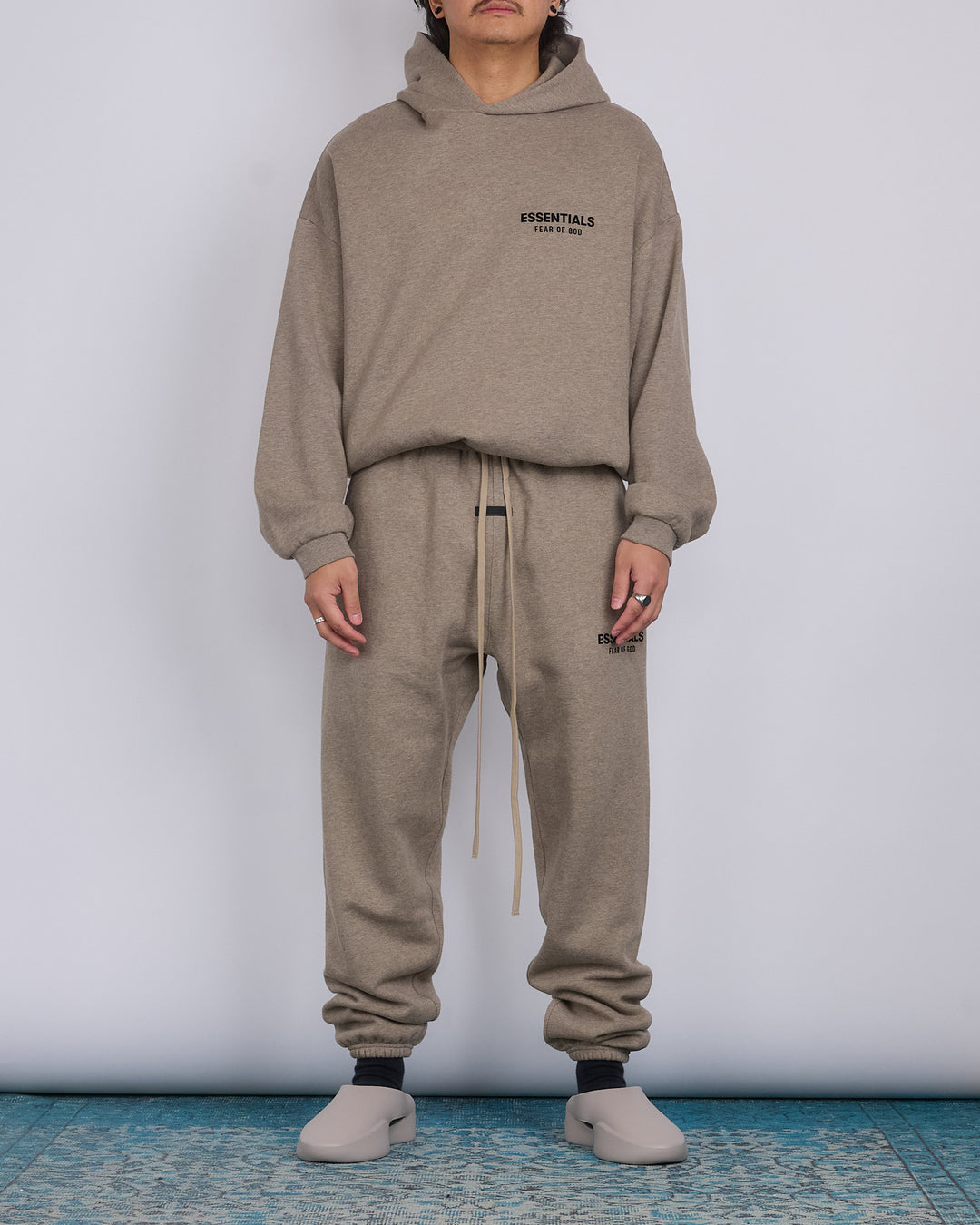 Fear of God Essentials Fleece Logo Sweatpant Heather