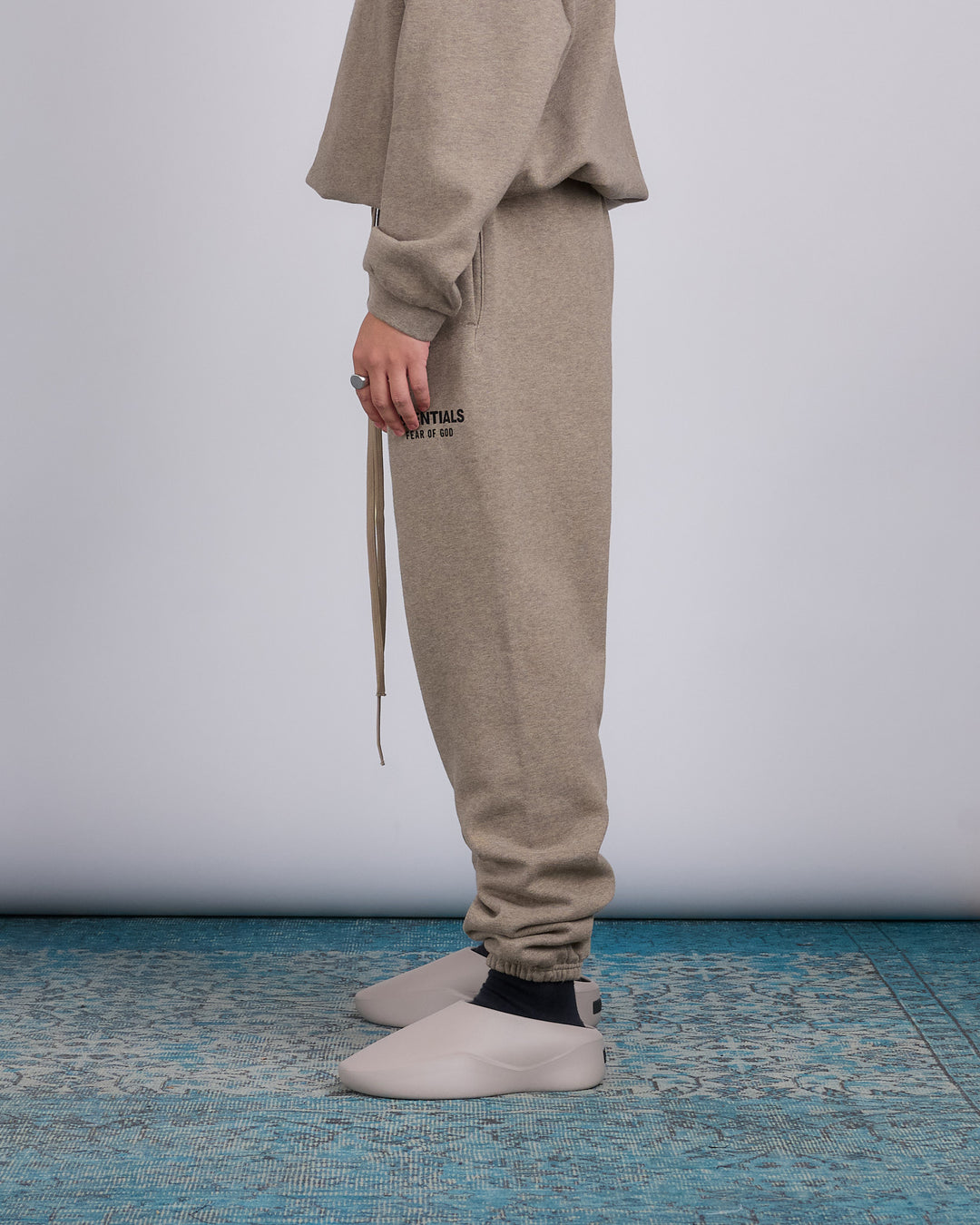 Fear of God Essentials Fleece Logo Sweatpant Heather