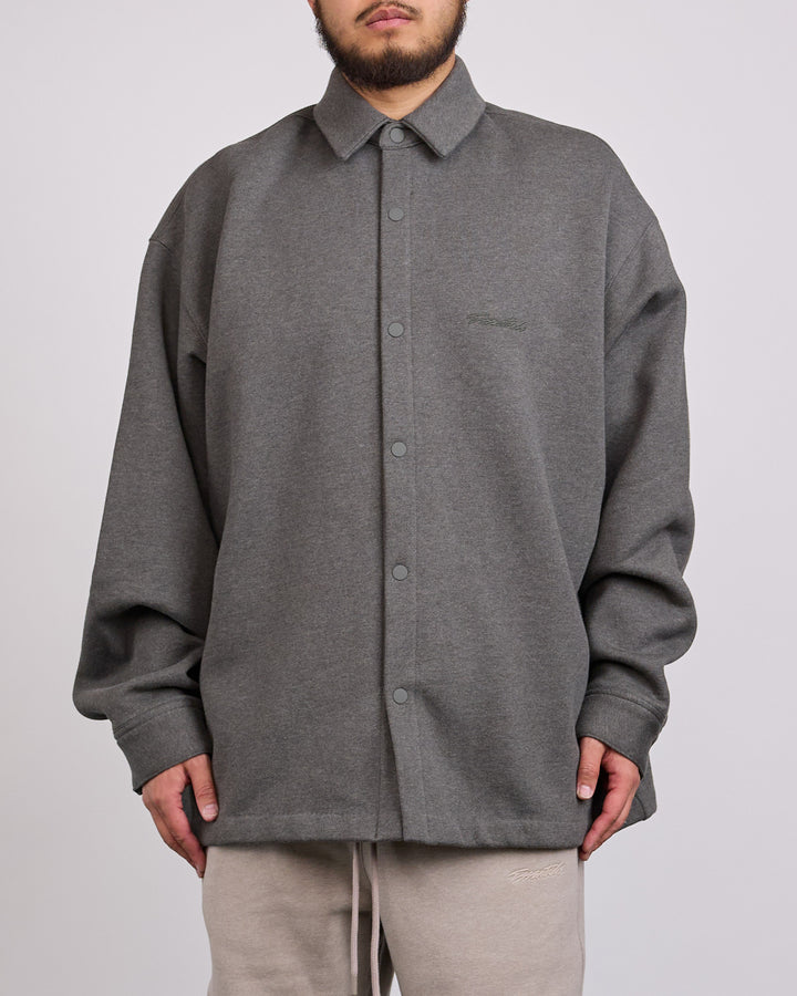 Fear of God Essentials Fleece Overshirt Ash Heather
