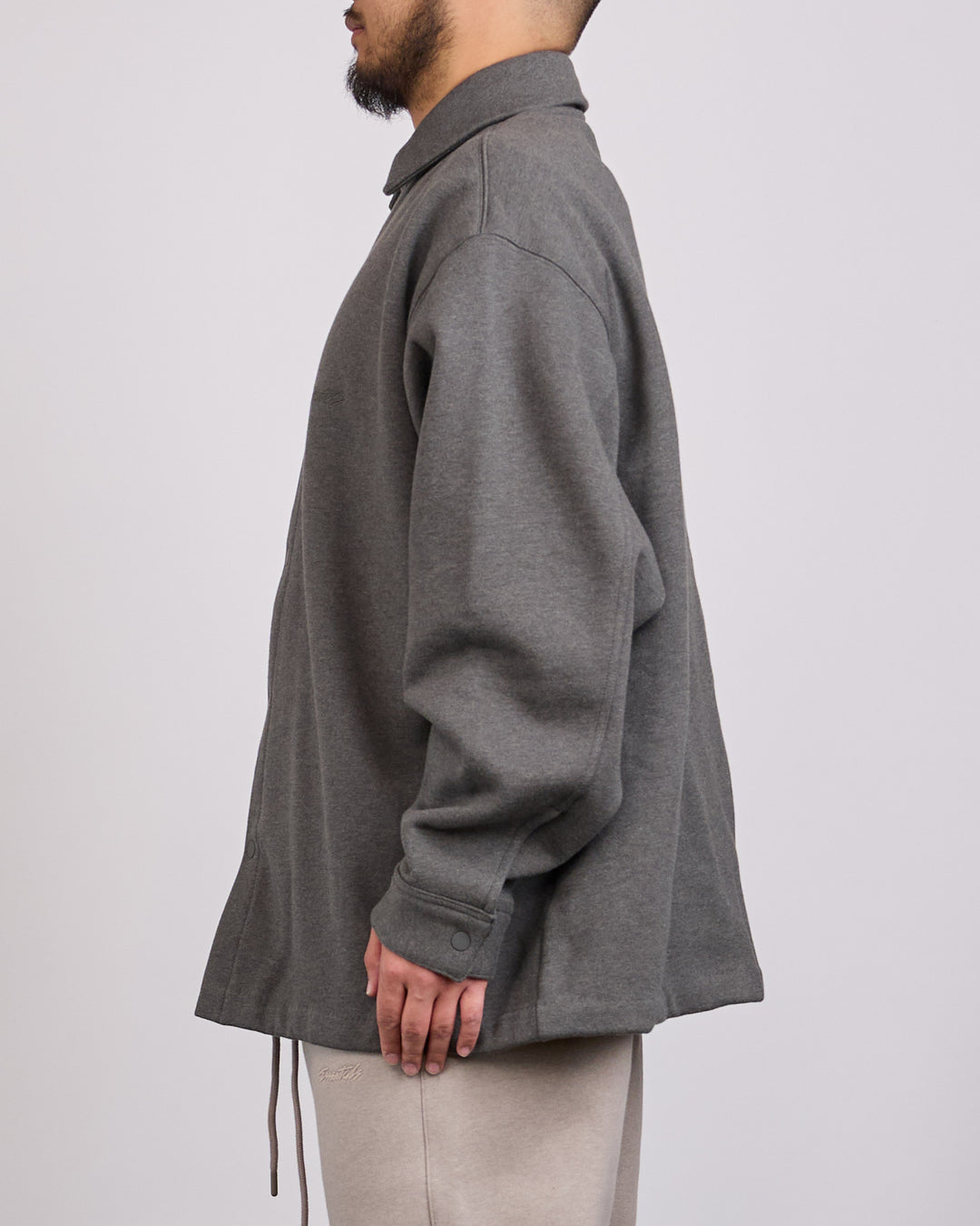 Fear of God Essentials Fleece Overshirt Ash Heather