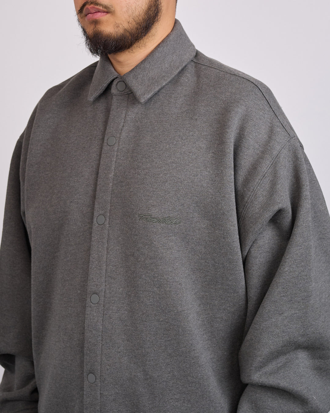 Fear of God Essentials Fleece Overshirt Ash Heather