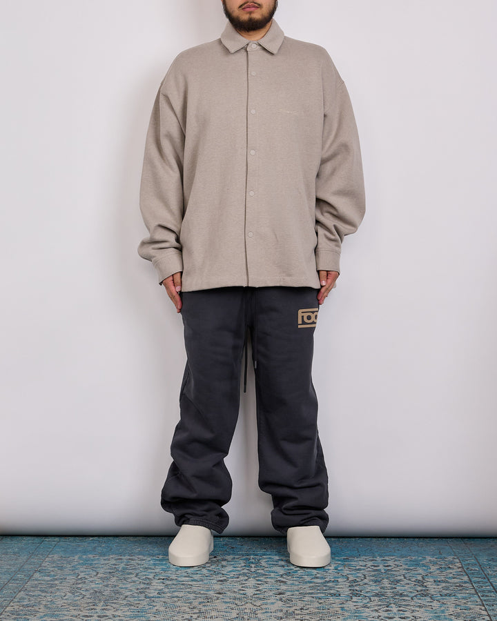Fear of God Essentials Fleece Overshirt Pyrite Heather