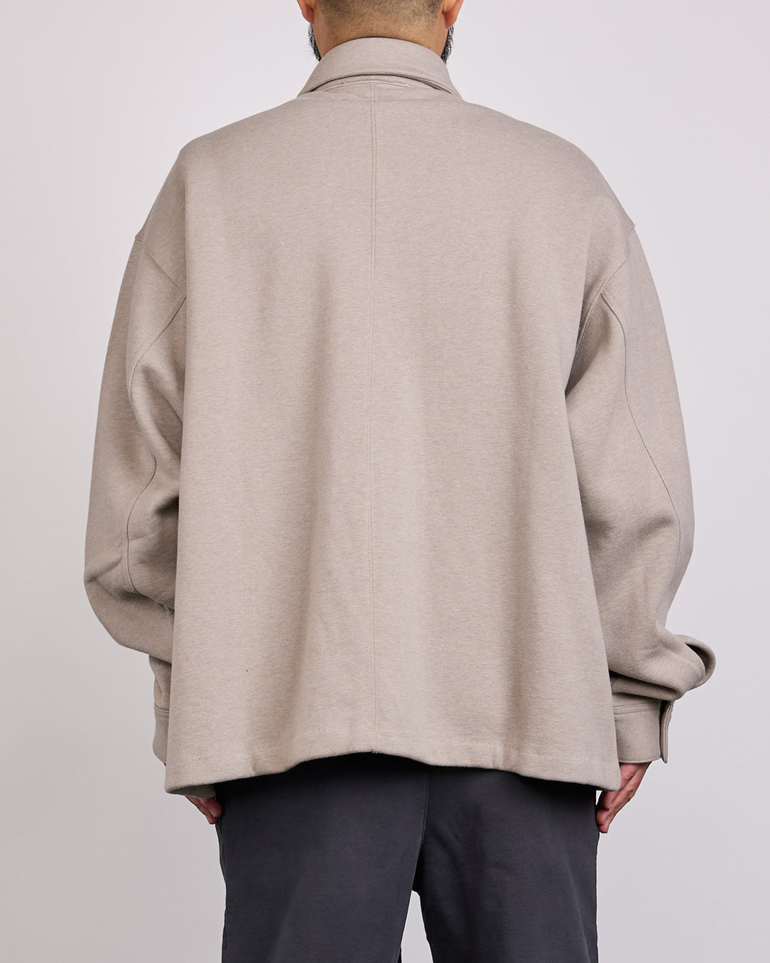 Fear of God Essentials Fleece Overshirt Pyrite Heather