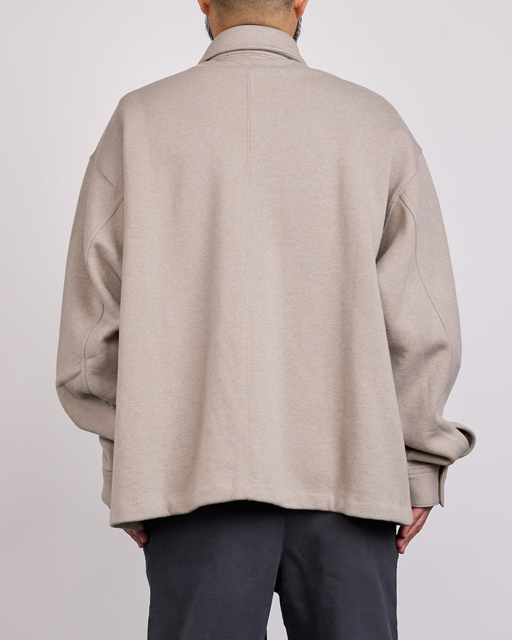 Fear of God Essentials Fleece Overshirt Pyrite Heather