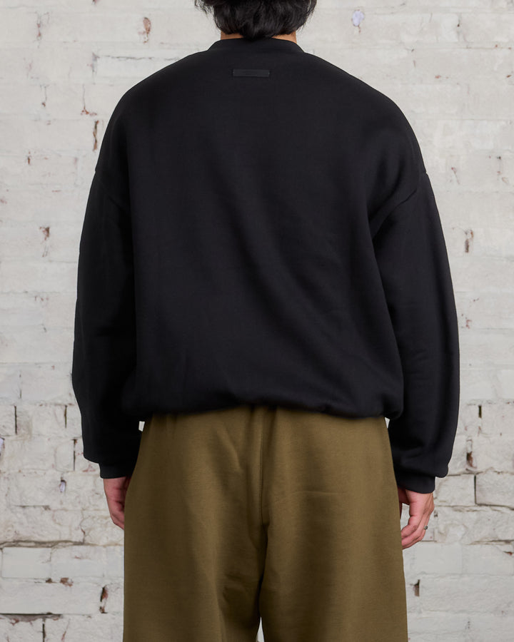 Fear of God Essentials Fleece State Crewneck Black