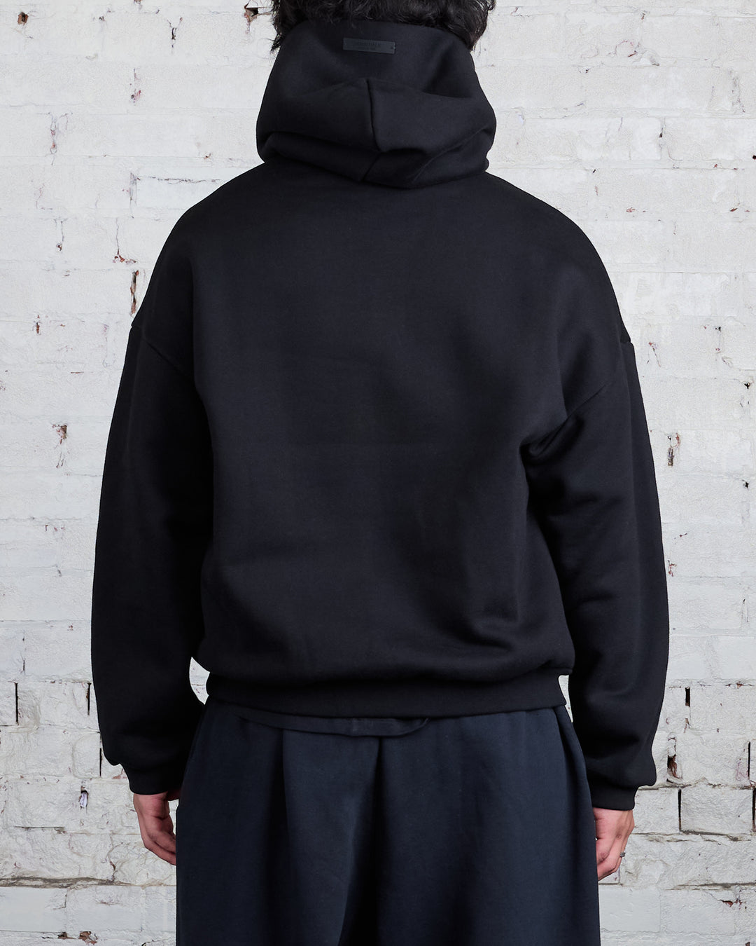 Fear of God Essentials Fleece State Hoodie Black