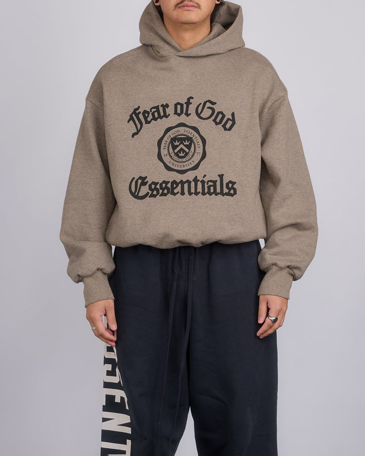 Fear of God Essentials Heavy Fleece Shrunk Hoodie Heather