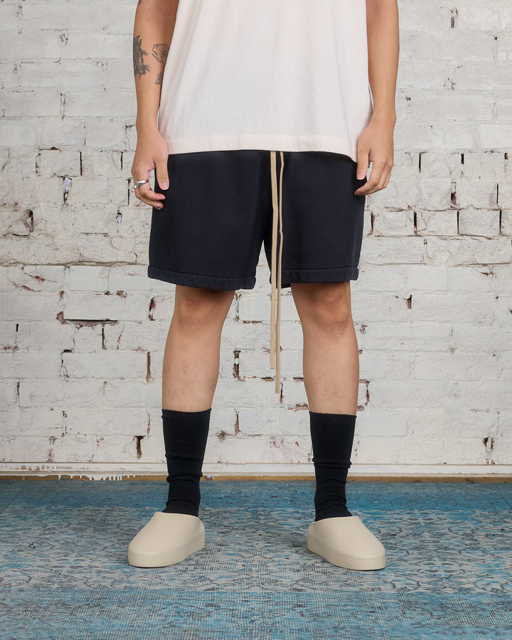 Fear of God Essentials Heavy Fleece Soccer Short Black