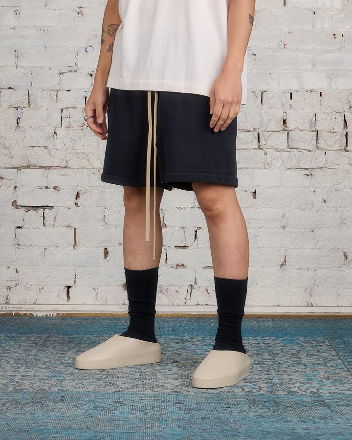 Fear of God Essentials Heavy Fleece Soccer Short Black