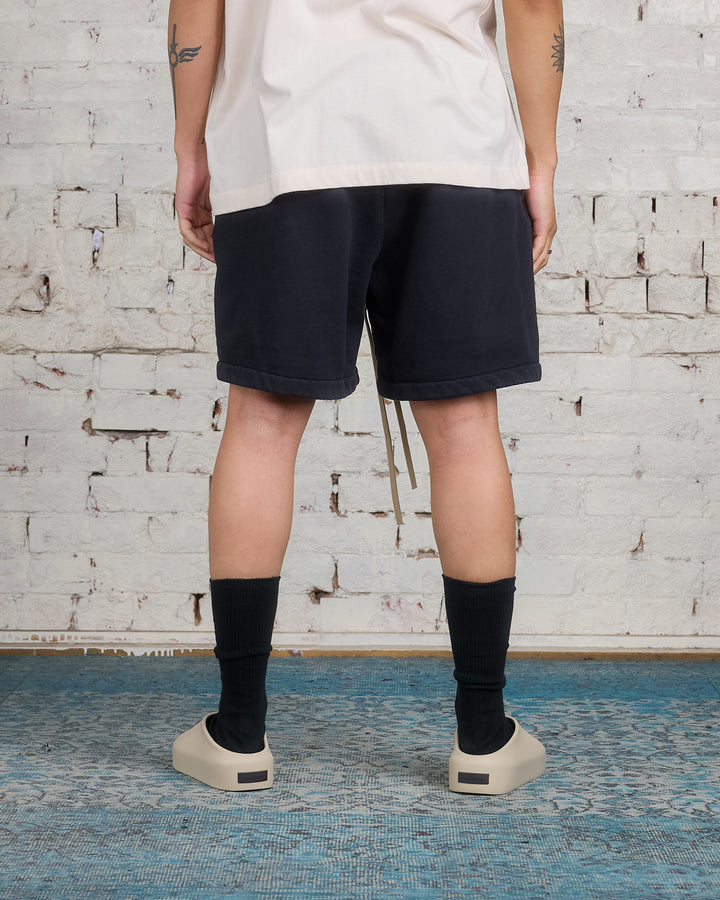 Fear of God Essentials Heavy Fleece Soccer Short Black