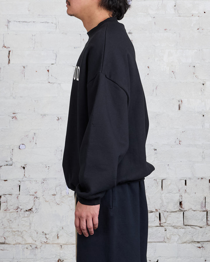 Fear of God Essentials Heavy Fleece State Crewneck Black