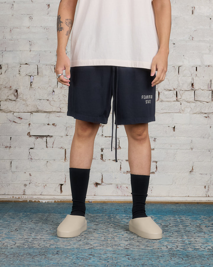 Fear of God Essentials Heavy Jersey State Soccer Short Black