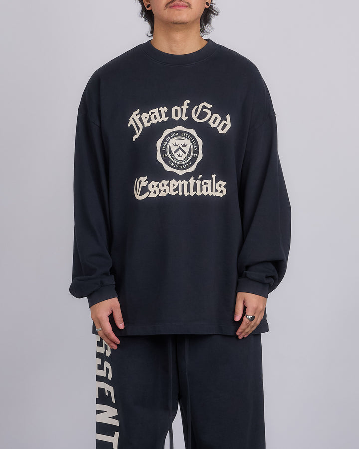 Fear of God Essentials Heavy Longsleeve T-Shirt Black