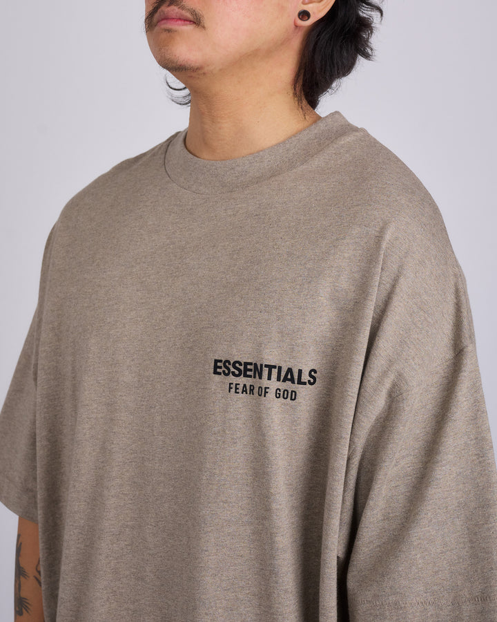 Fear of God Essentials Jersey Logo T-Shirt Heather