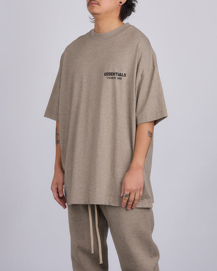 Fear of God Essentials Jersey Logo T-Shirt Heather