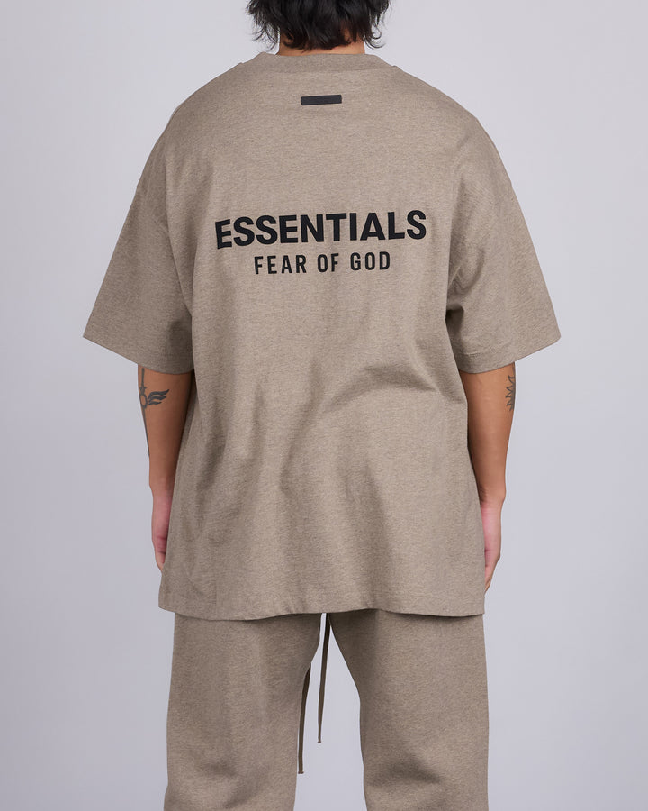 Fear of God Essentials Jersey Logo T-Shirt Heather