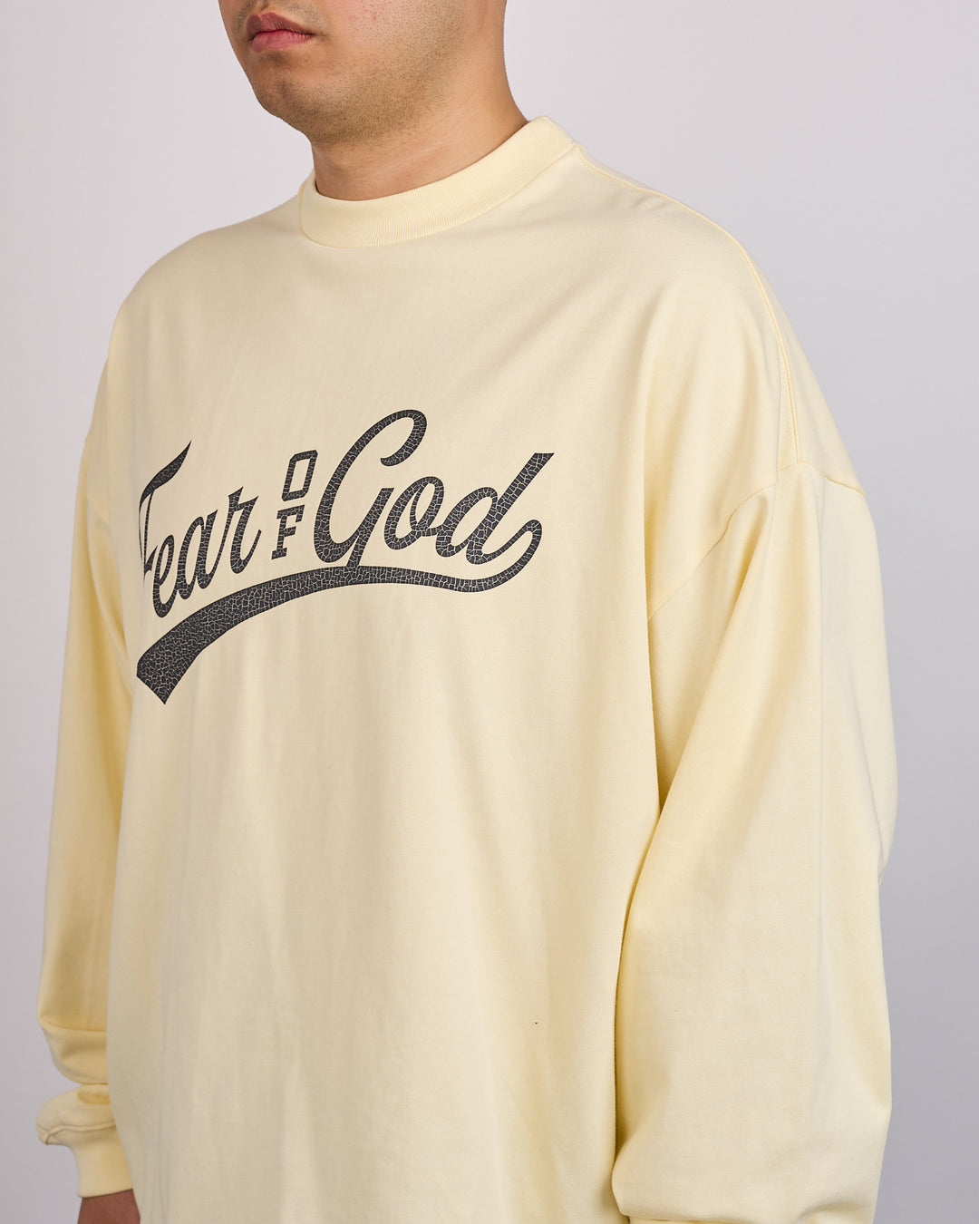 Fear of God Essentials Merch League Long Sleeve T-Shirt Chalk