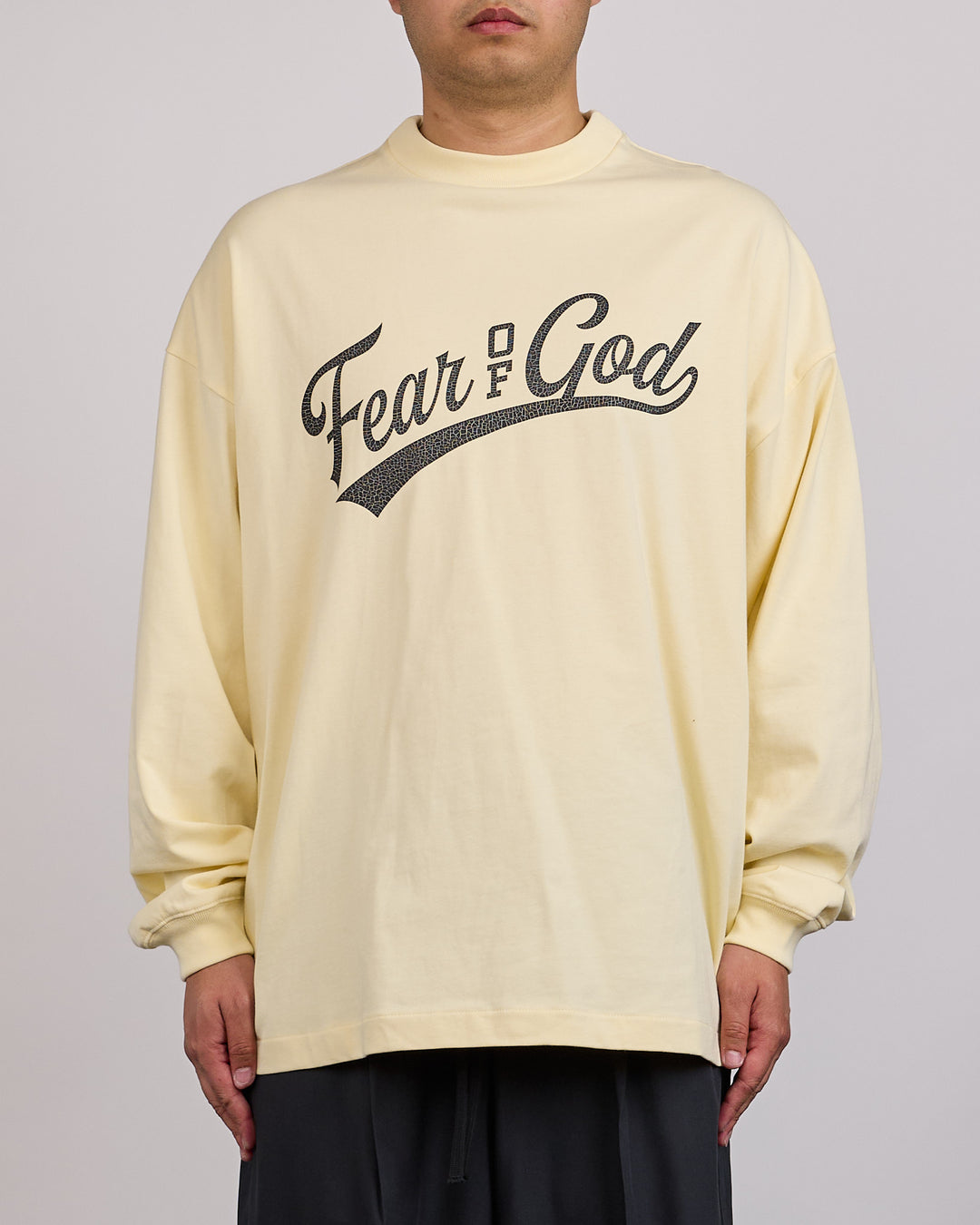 Fear of God Essentials Merch League Long Sleeve T-Shirt Chalk