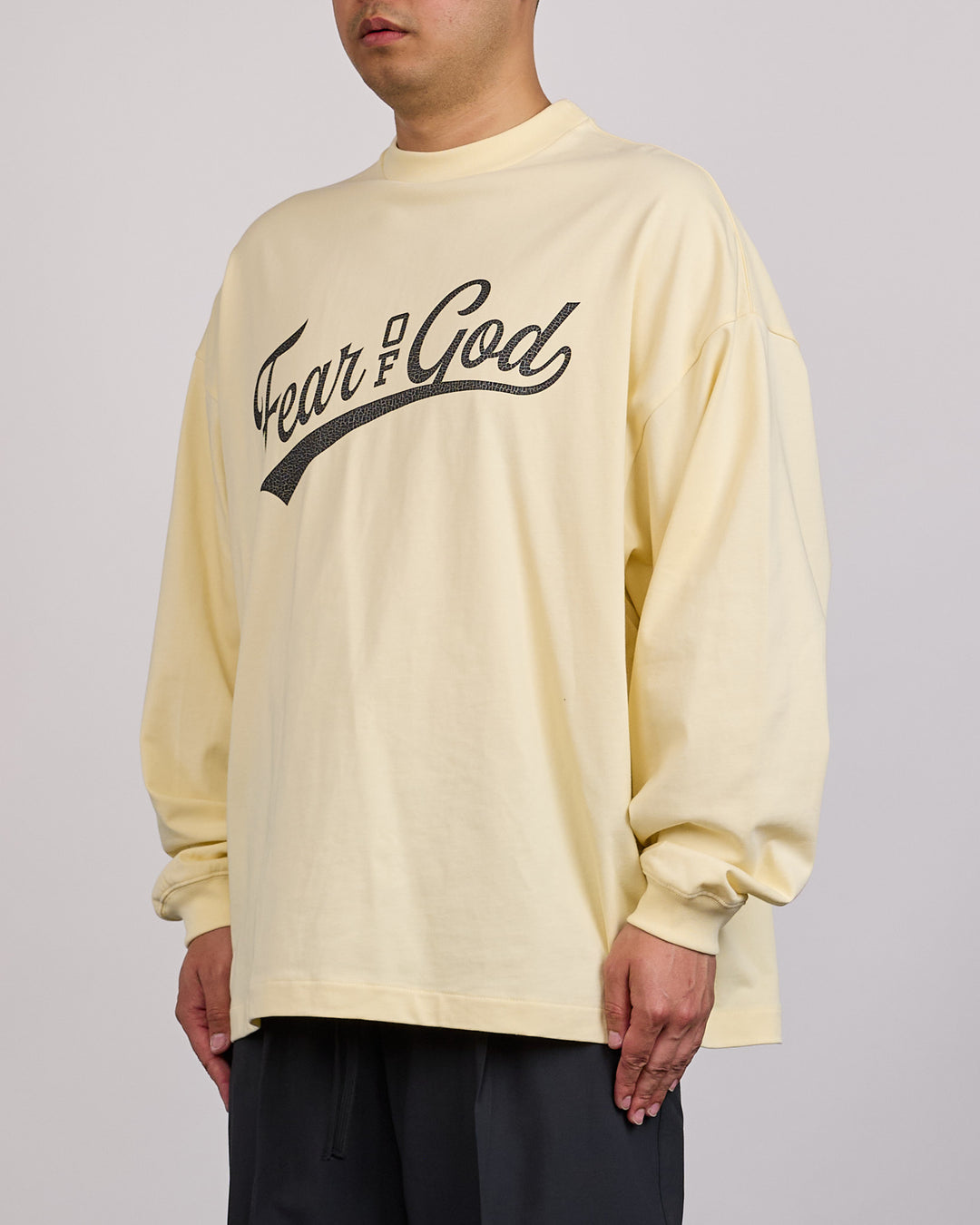 Fear of God Essentials Merch League Long Sleeve T-Shirt Chalk