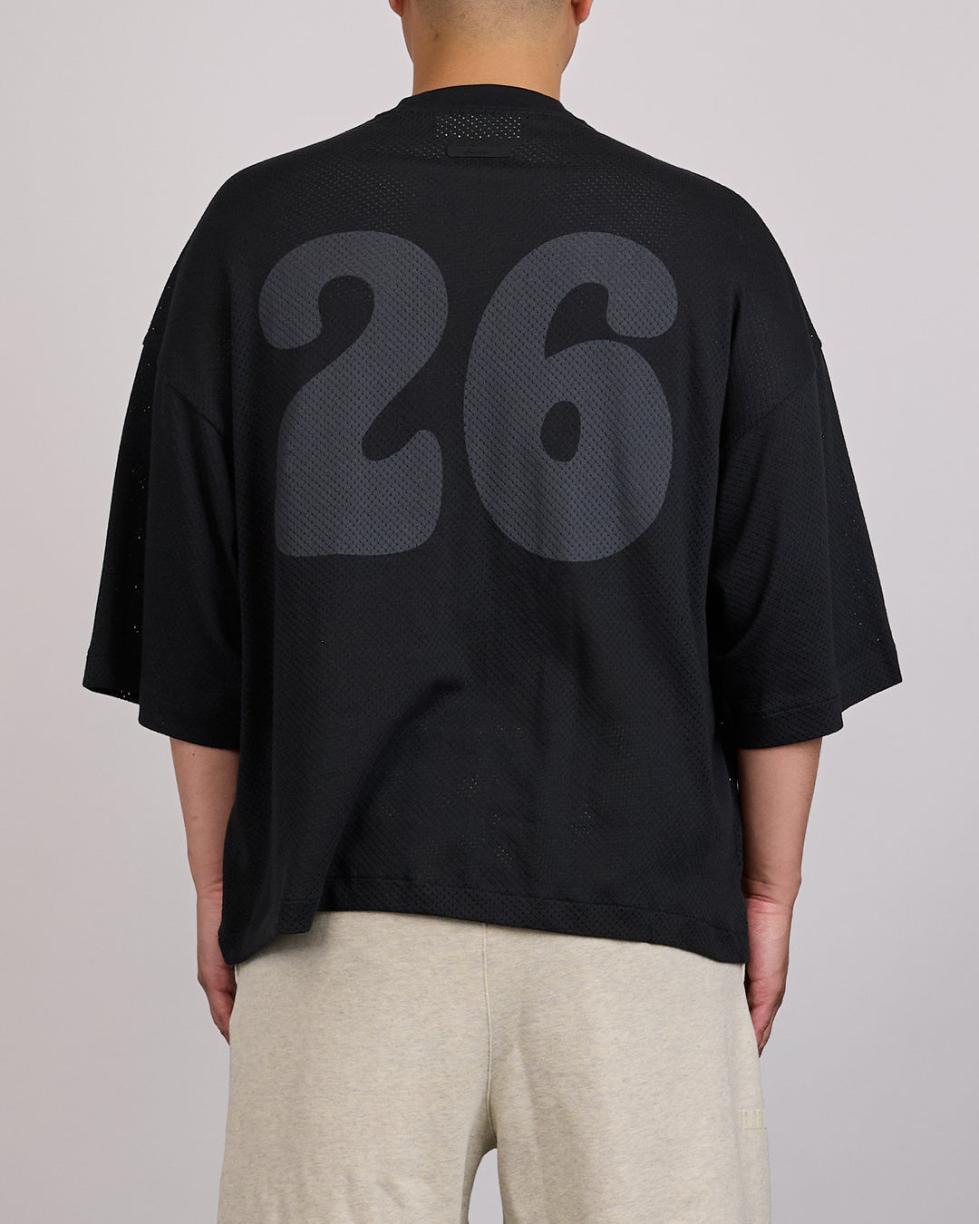 Fear of God Essentials Merch Sport Mesh All Valley T-Shirt Vintage Black