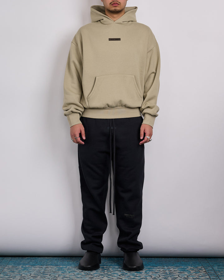 Fear of God Essentials Metallic Classic Hoodie Abbey Stone