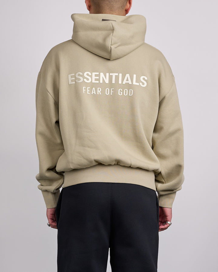 Fear of God Essentials Metallic Classic Hoodie Abbey Stone