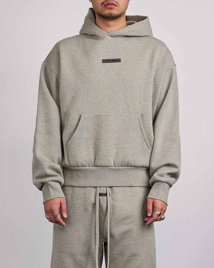 Fear of God Essentials Metallic Classic Hoodie Concrete